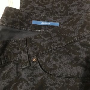Style & Co Skinny Jeans Lace Pattern